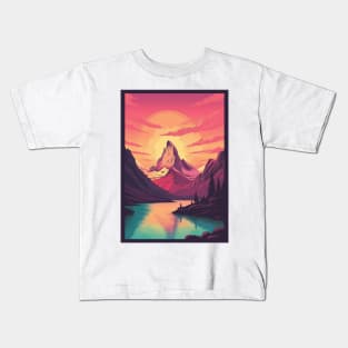 Zermatt,Matterhorn,Switzerland,Poster Kids T-Shirt